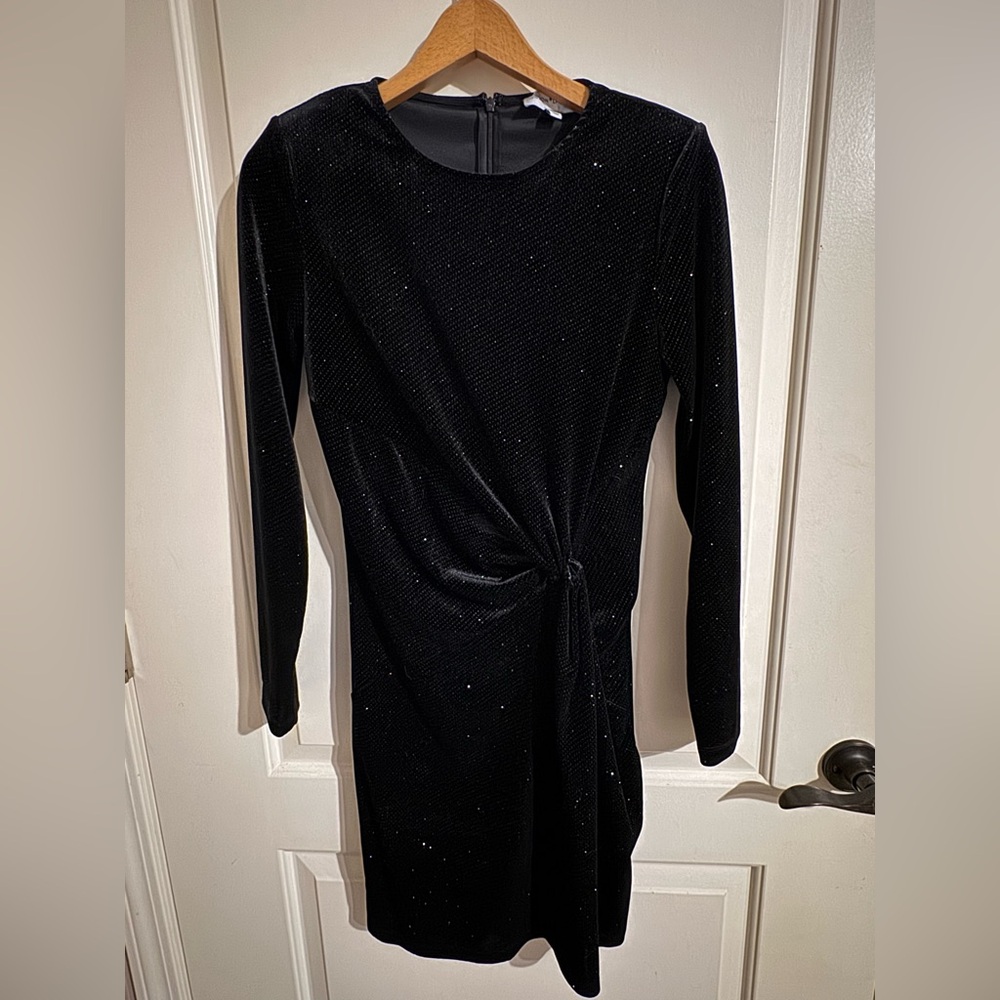 Gibson & Latimer Velvet & Glitter Cocktail Dress